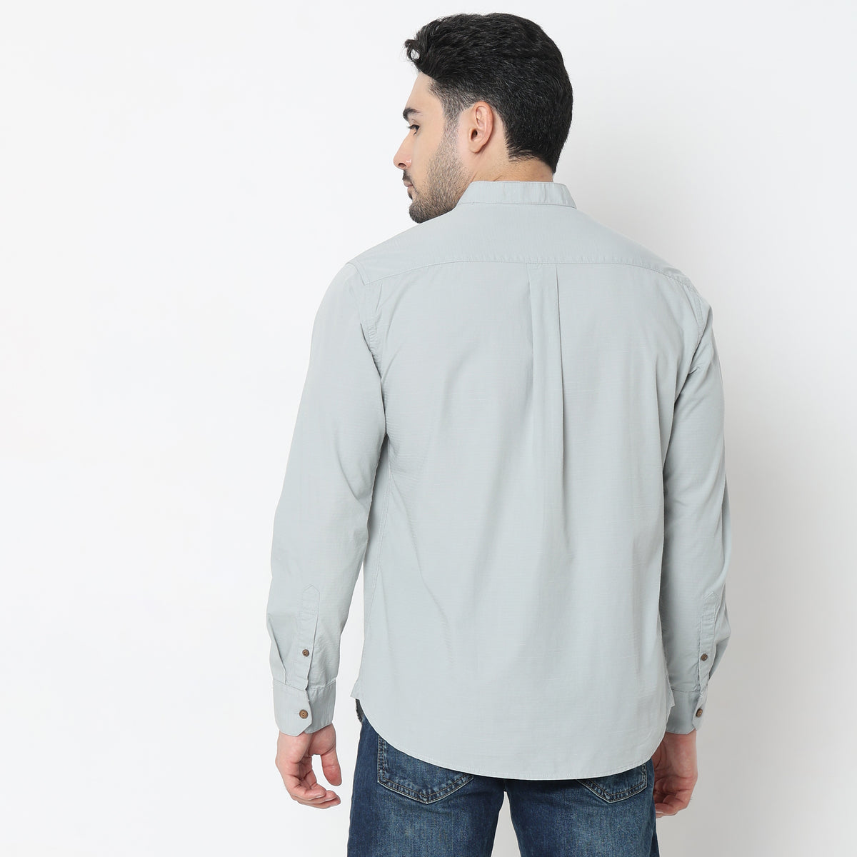 Regular Fit Solid Shirt