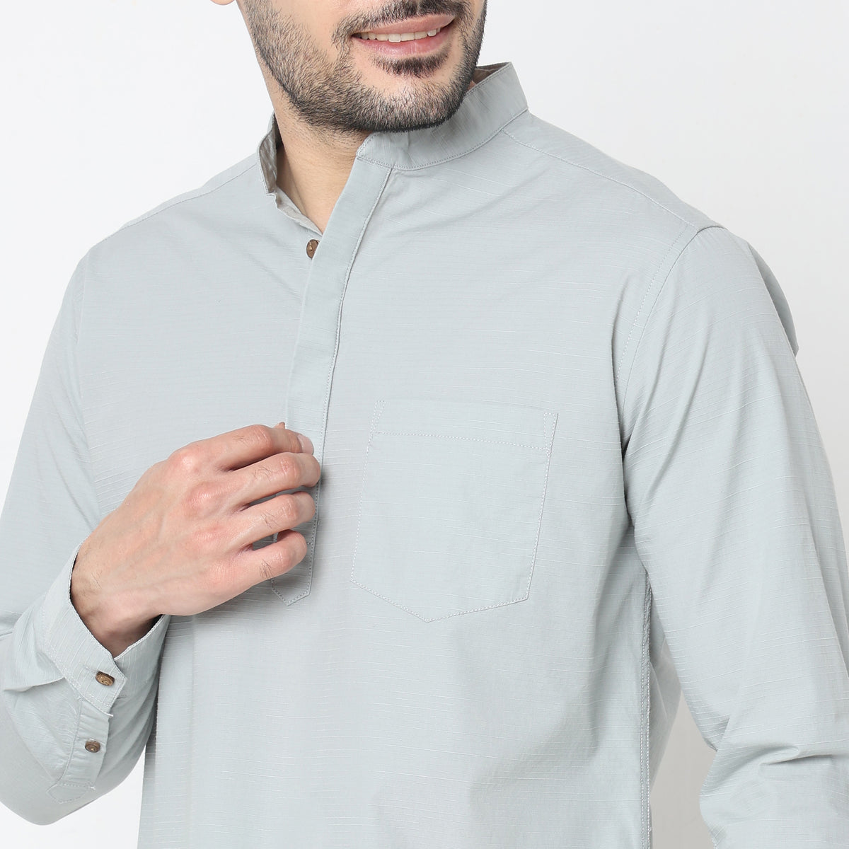 Regular Fit Solid Shirt