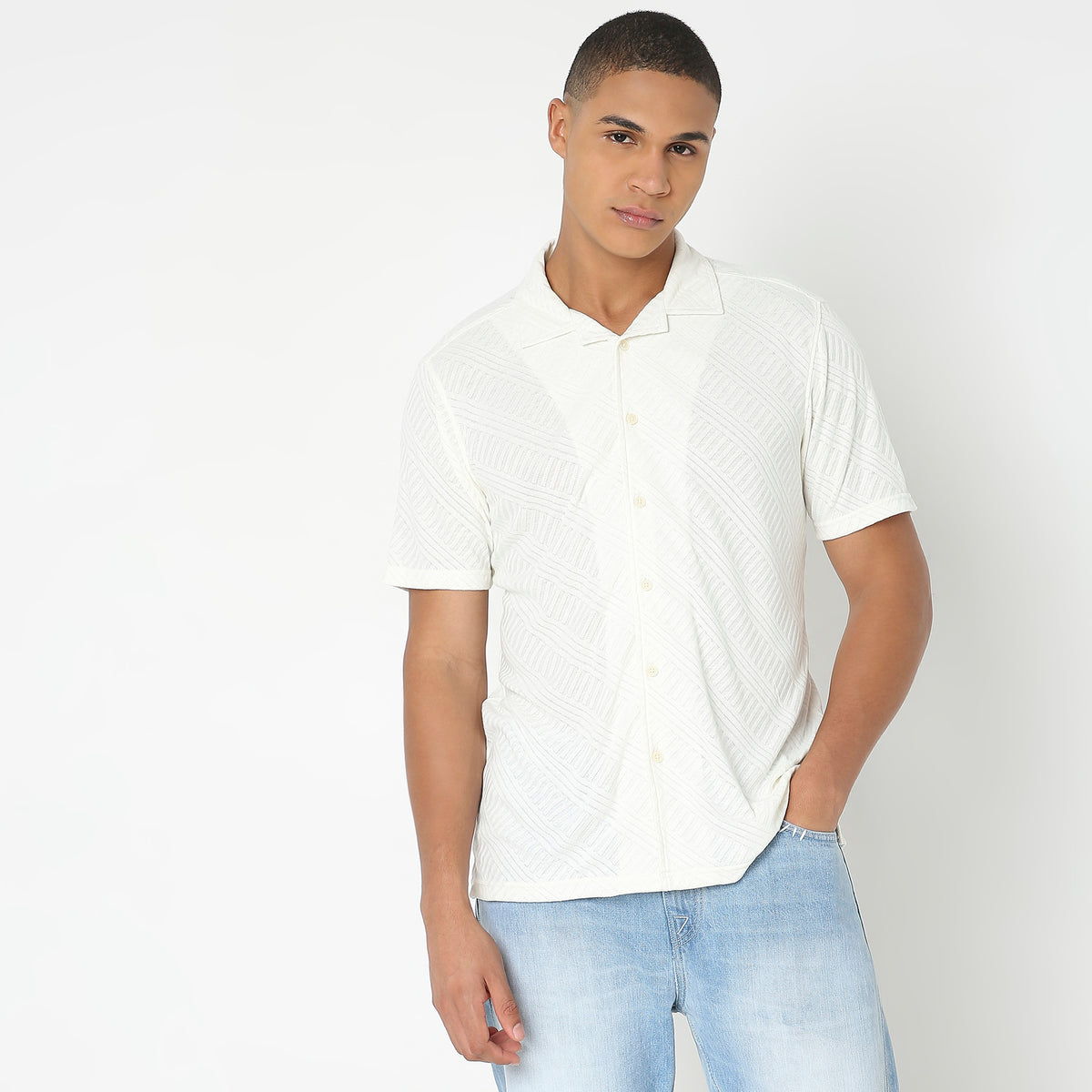 Regular Fit Structured Shirt