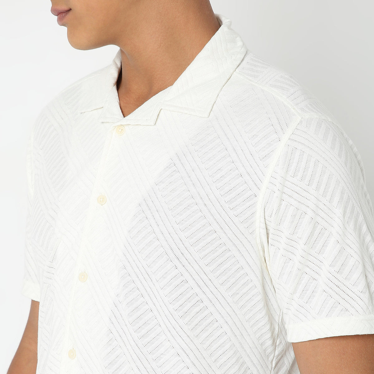 Regular Fit Structured Shirt