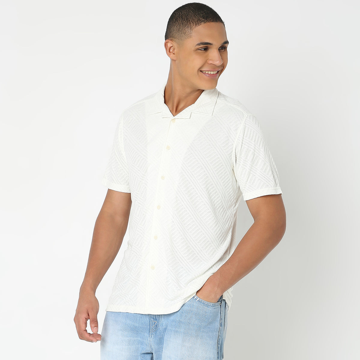 Regular Fit Structured Shirt