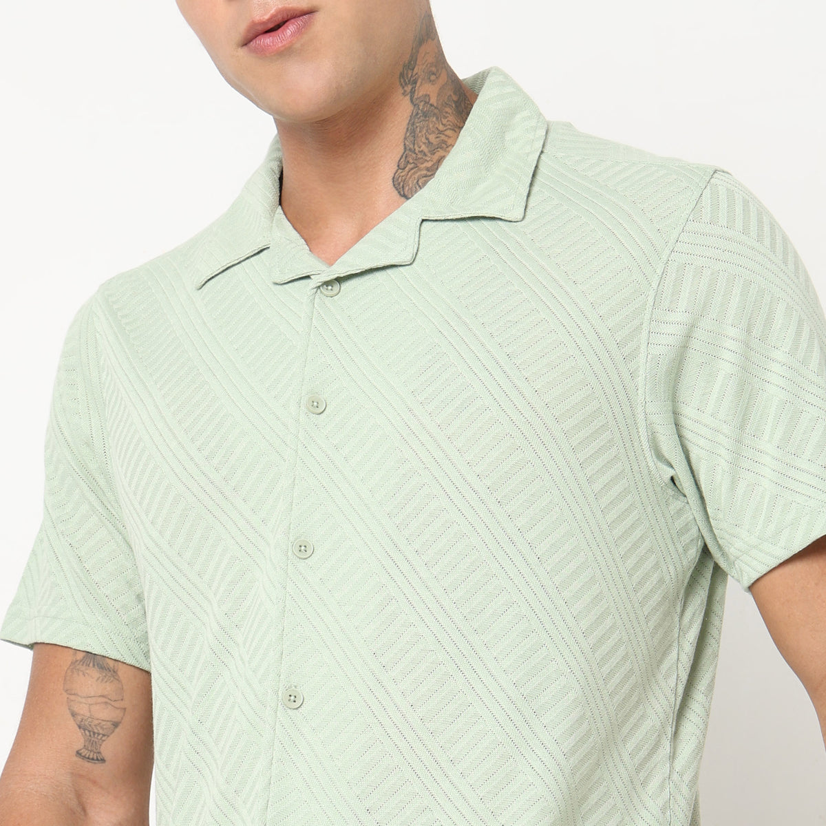 Regular Fit Structured Shirt