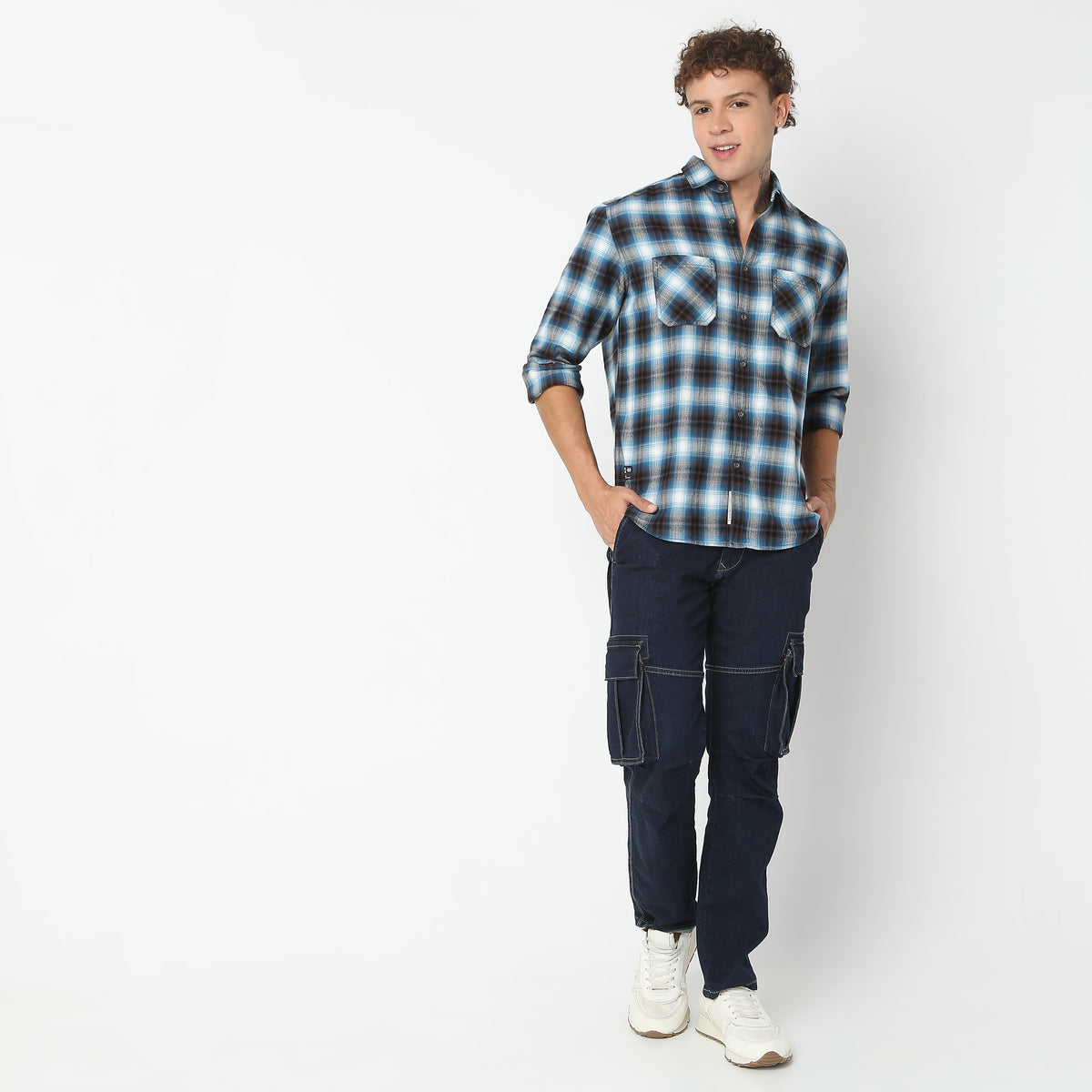 Regular Fit Checkered Shirt