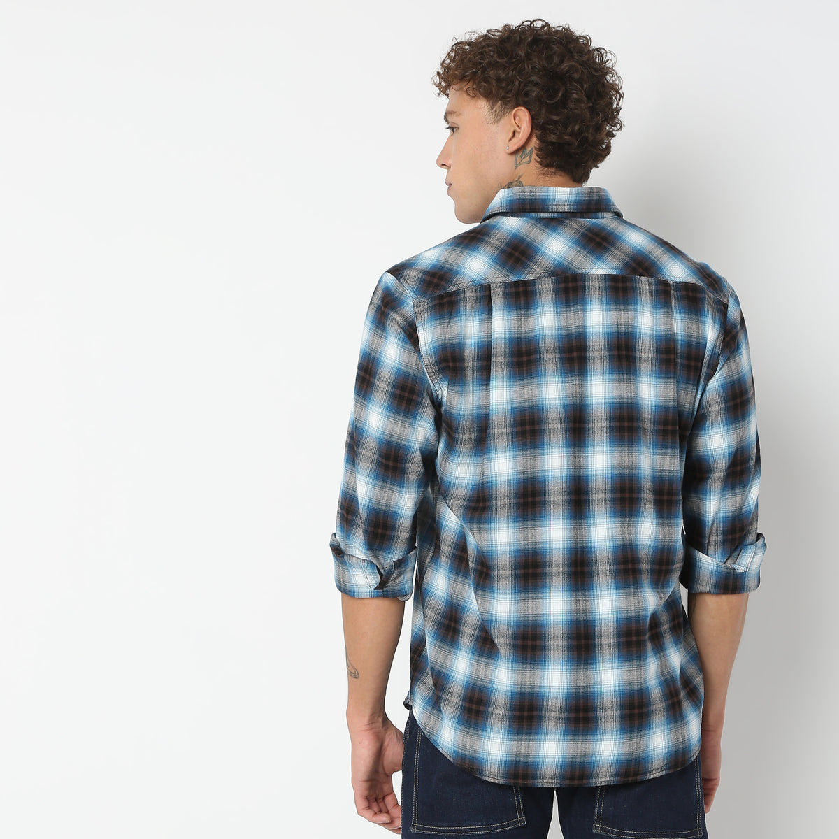 Regular Fit Checkered Shirt