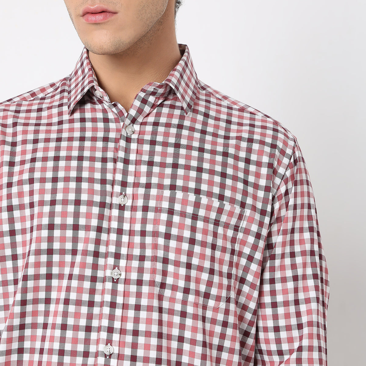 Regular Fit Checkered Shirt