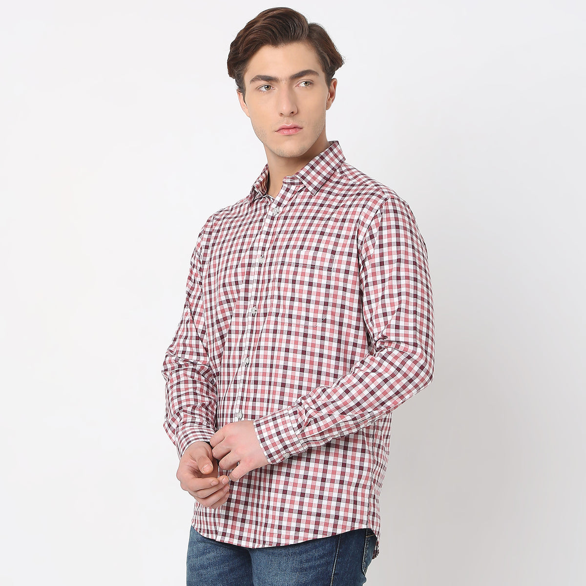 Regular Fit Checkered Shirt