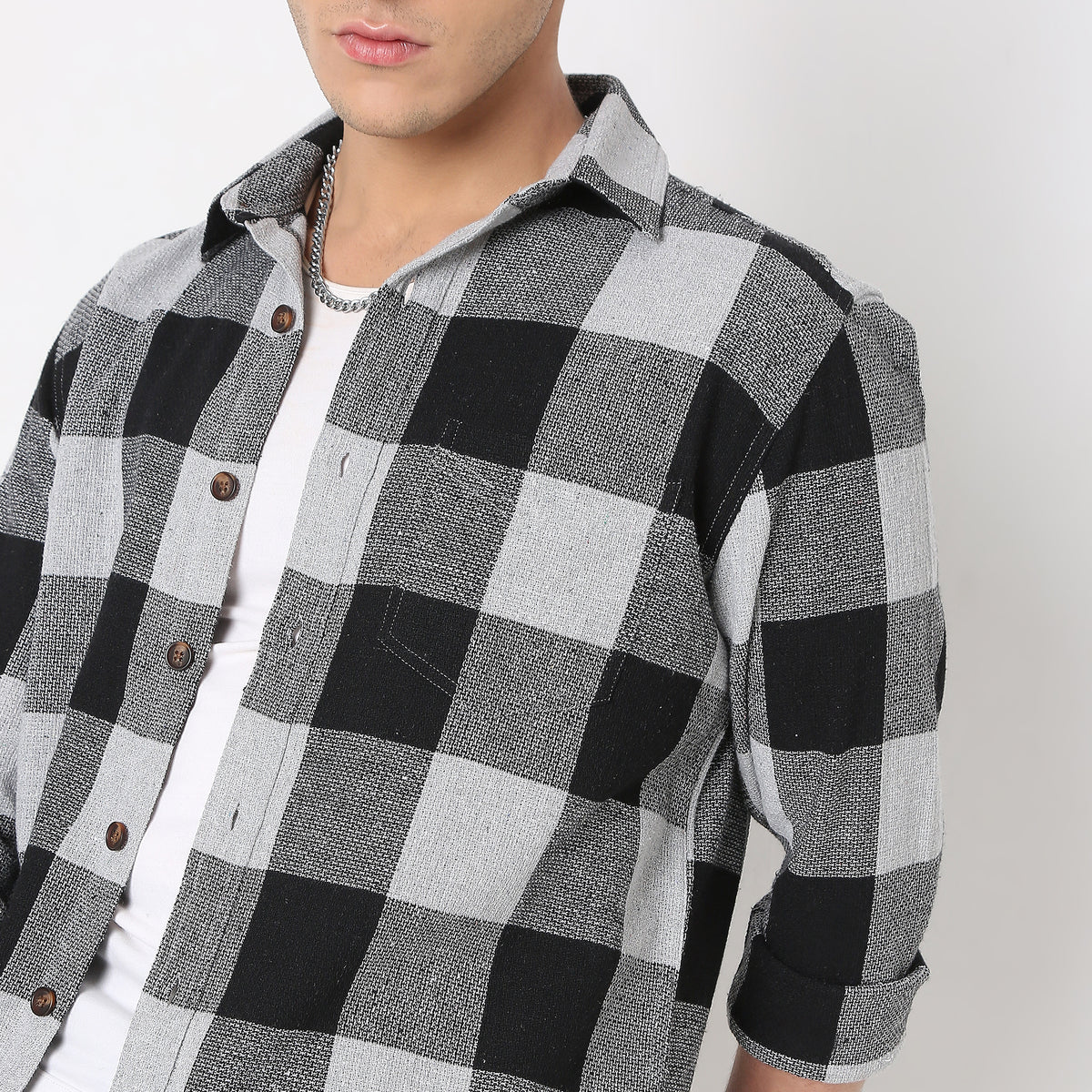 Regular Fit Checkered Shirt