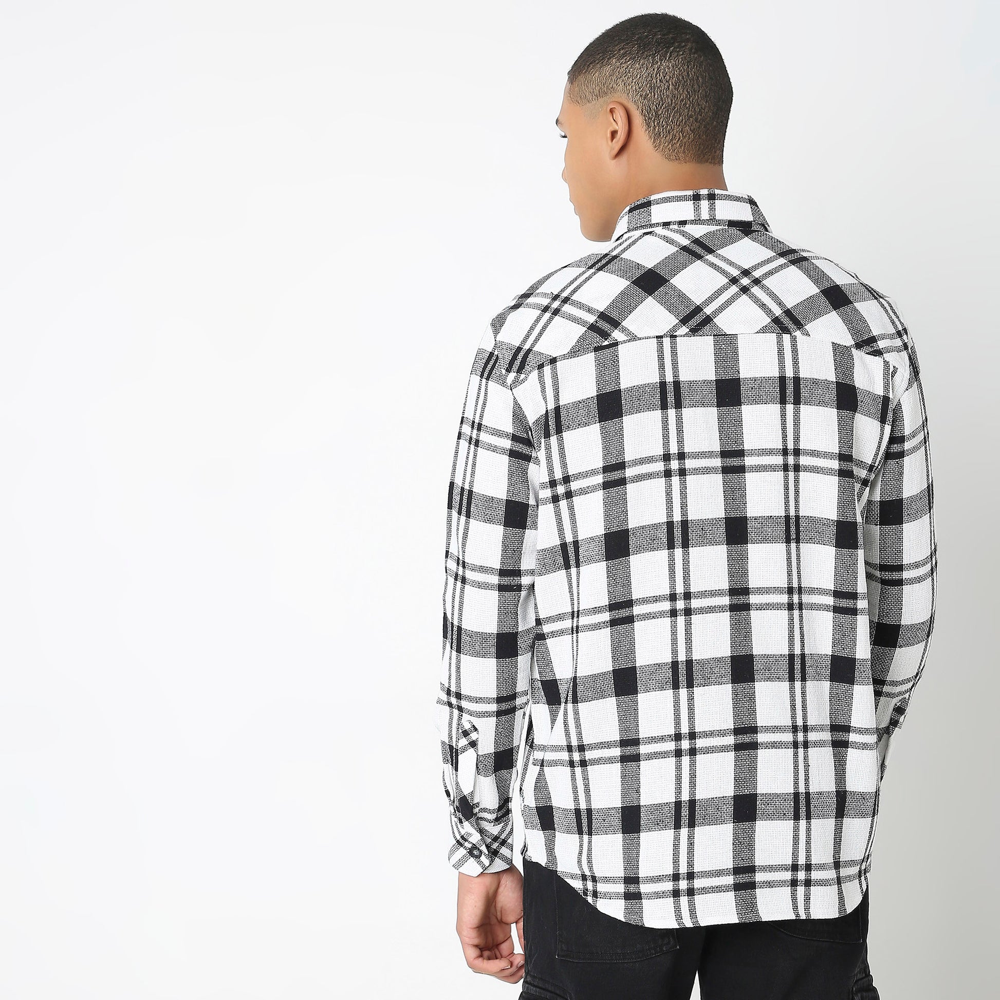 Regular Fit Checkered Shirt