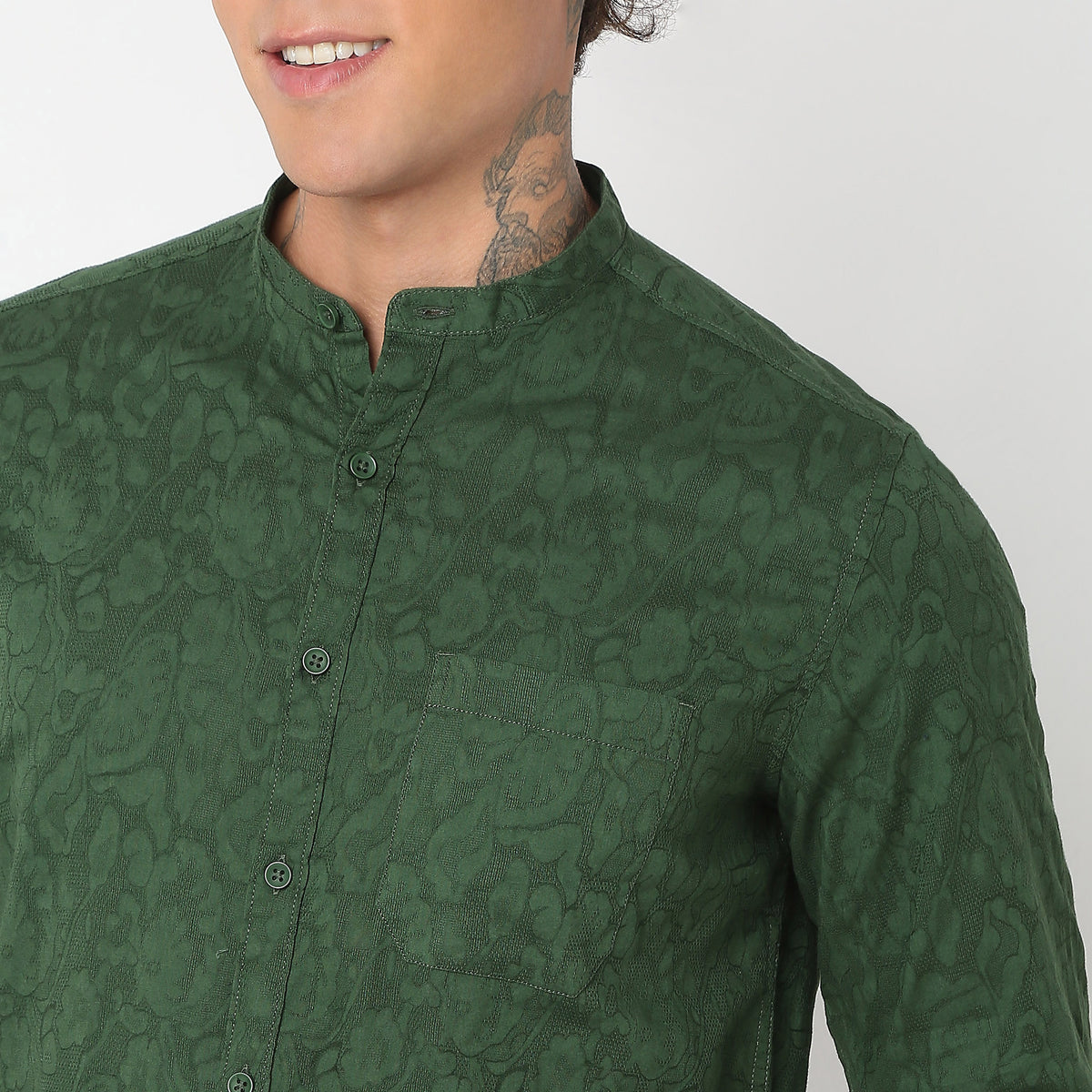 Regular Fit Floral Shirt