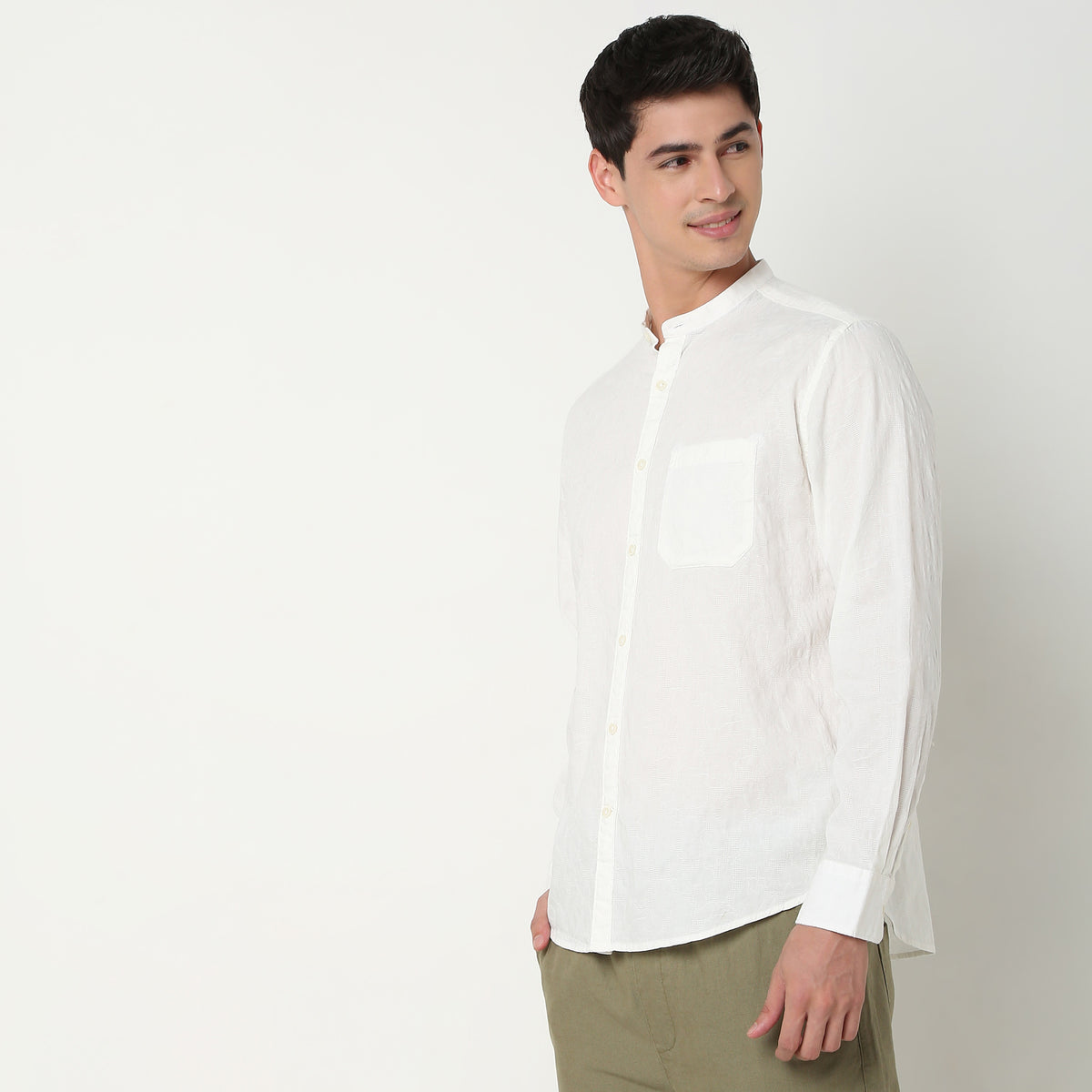 Regular Fit Structured Shirt