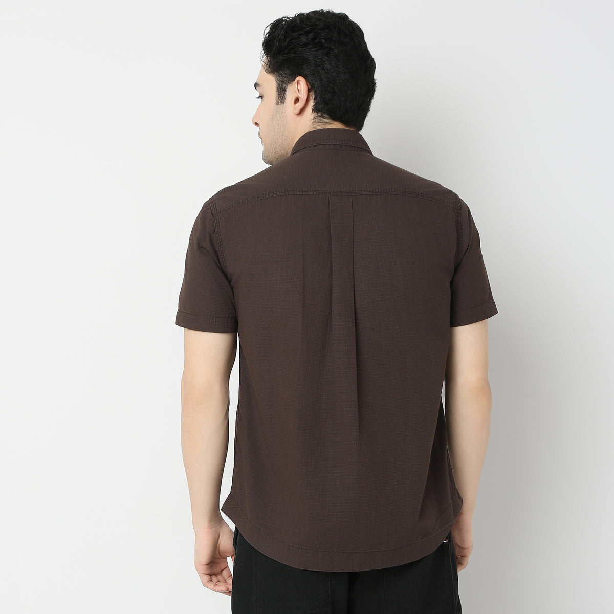 Regular Fit Solid Shirt