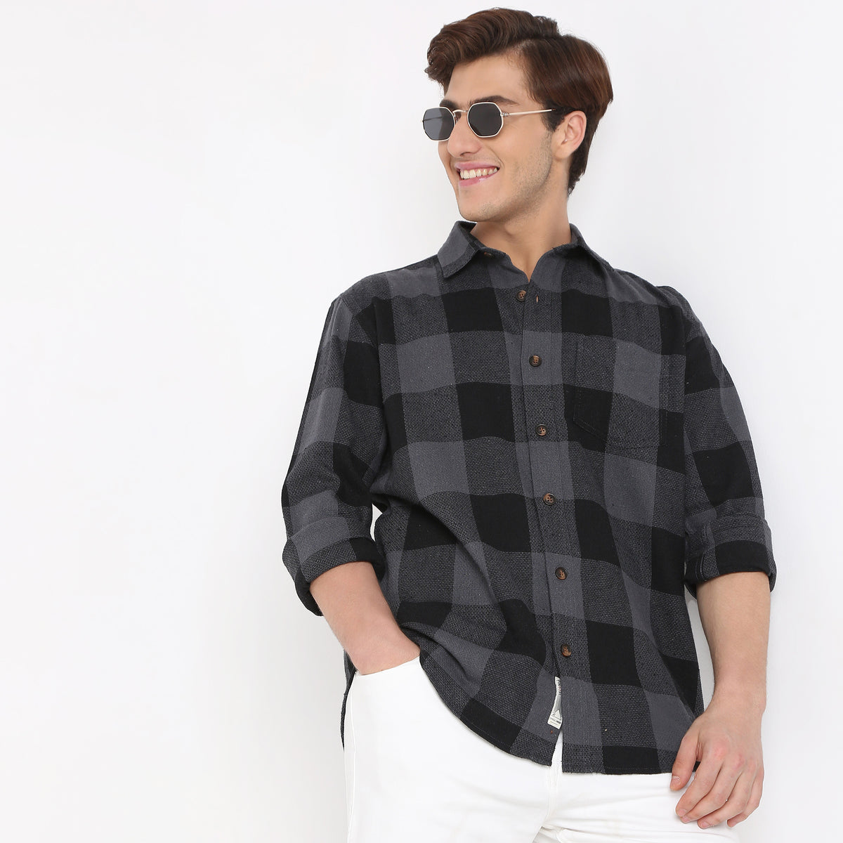 Regular Fit Checkered Shirt