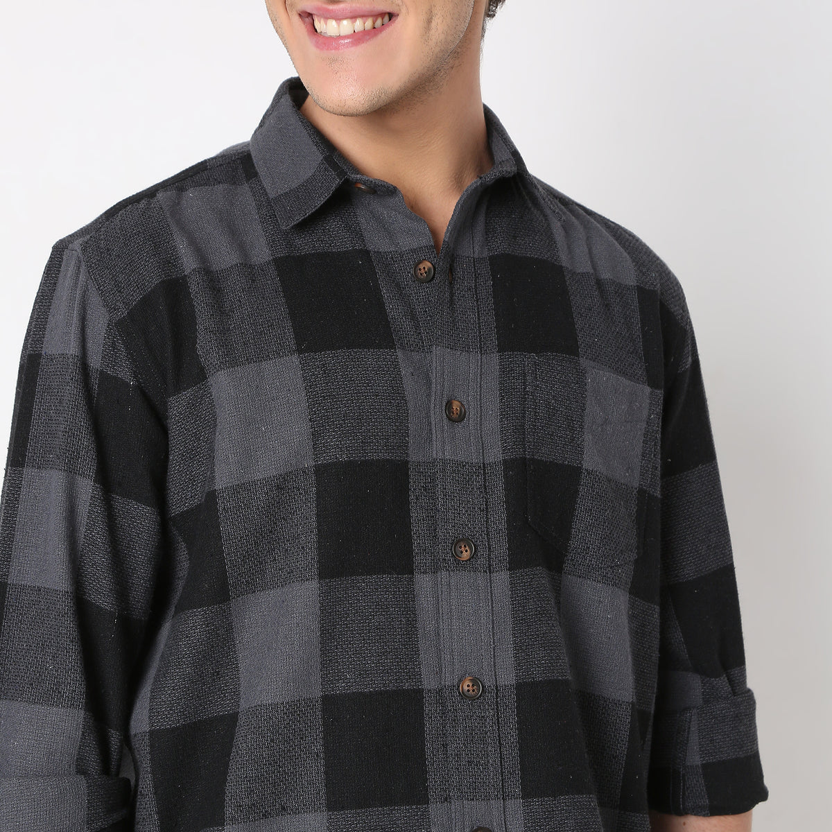 Regular Fit Checkered Shirt