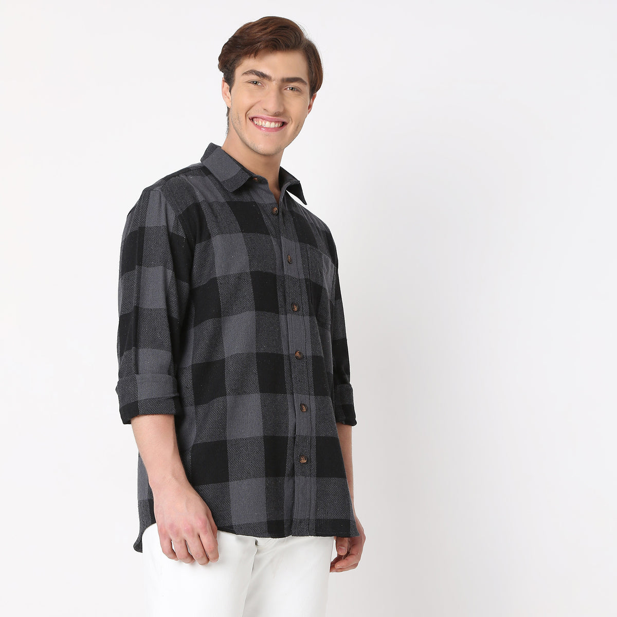 Regular Fit Checkered Shirt