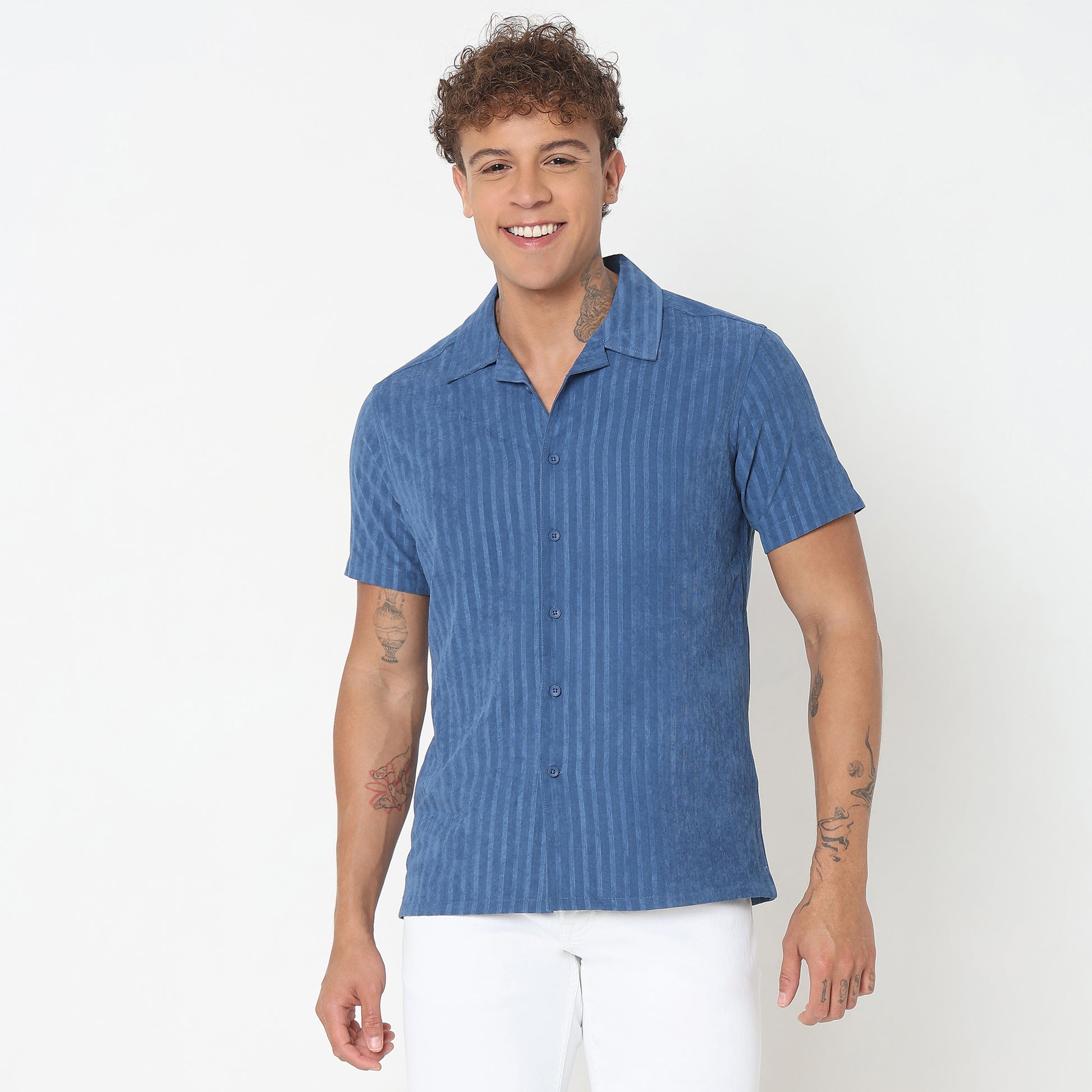 Slim Fit Striped Shirt