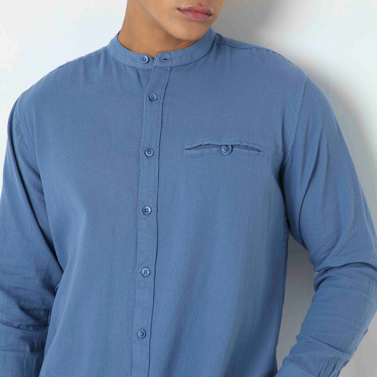 Regular Fit Solid Shirt