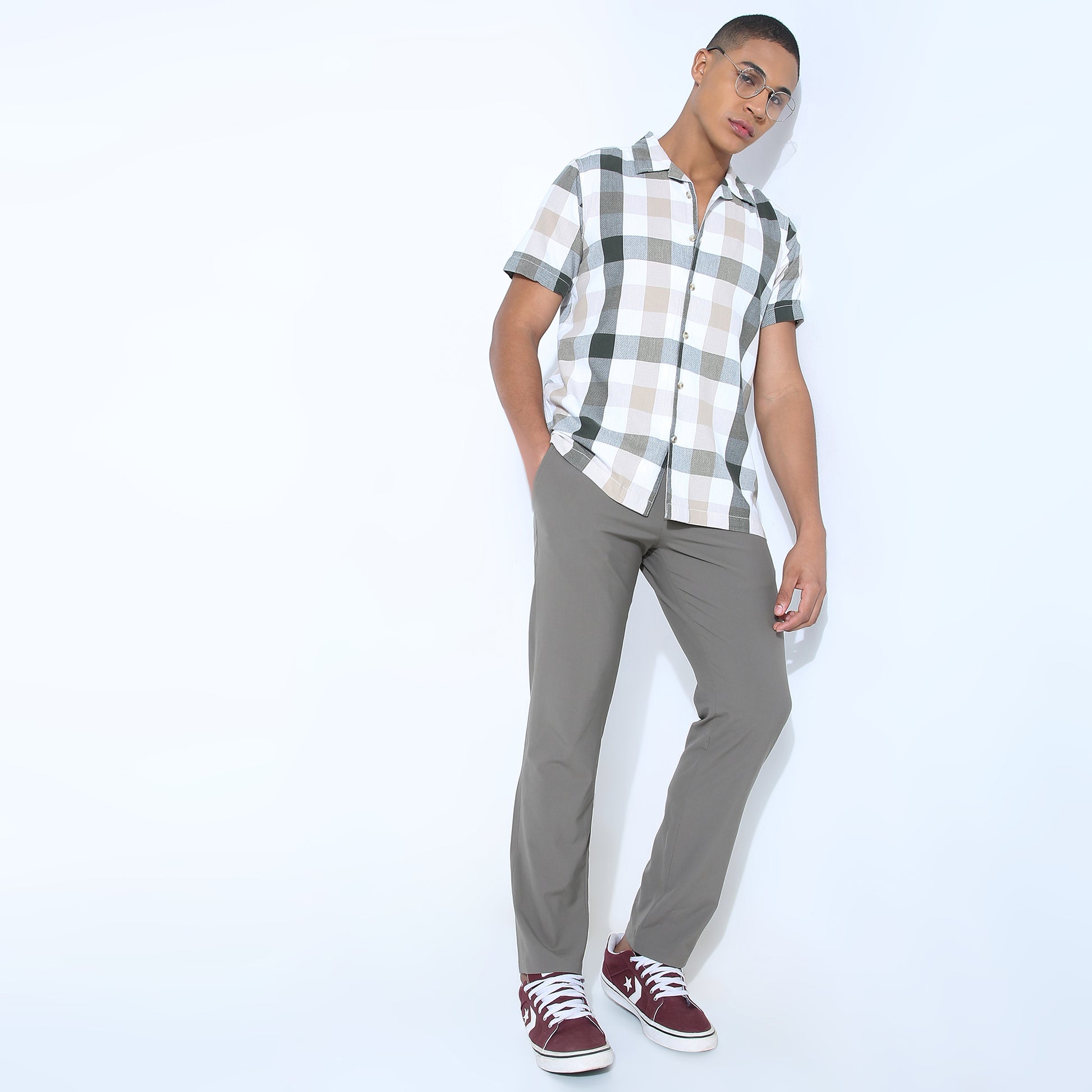 Regular Fit Checkered Shirt