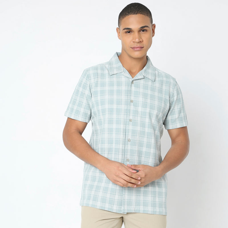 Regular Fit Checkered Shirt