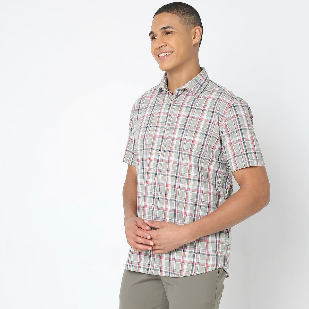 Regular Fit Checkered Shirt