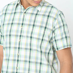 Regular Fit Checkered Shirt
