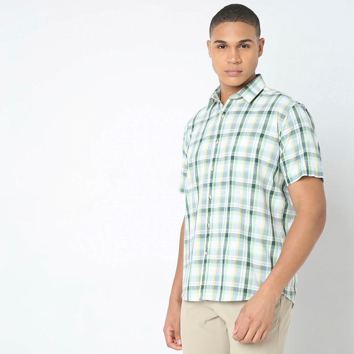 Regular Fit Checkered Shirt