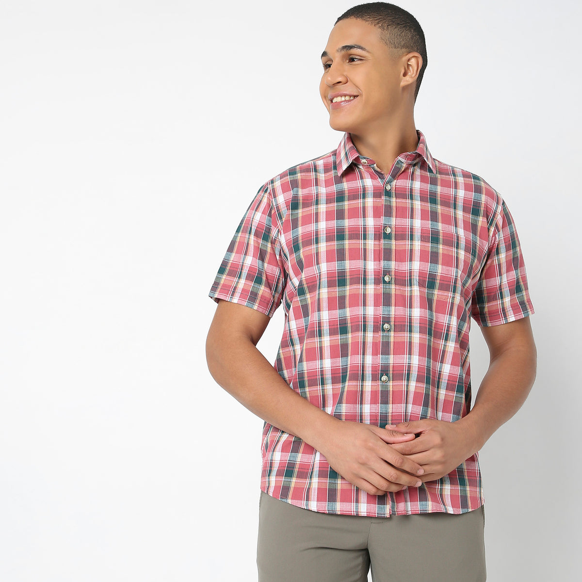 Regular Fit Checkered Shirt