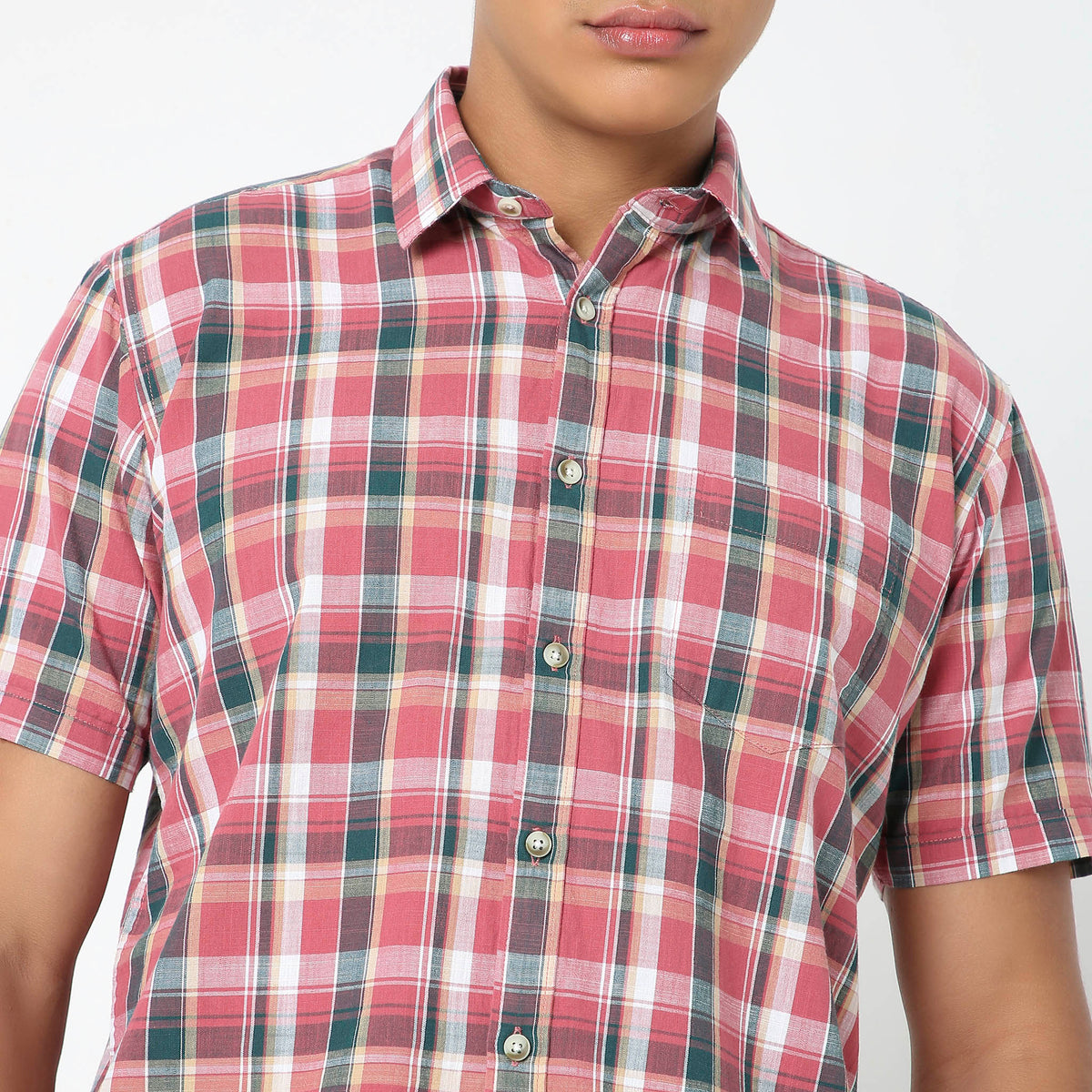 Regular Fit Checkered Shirt