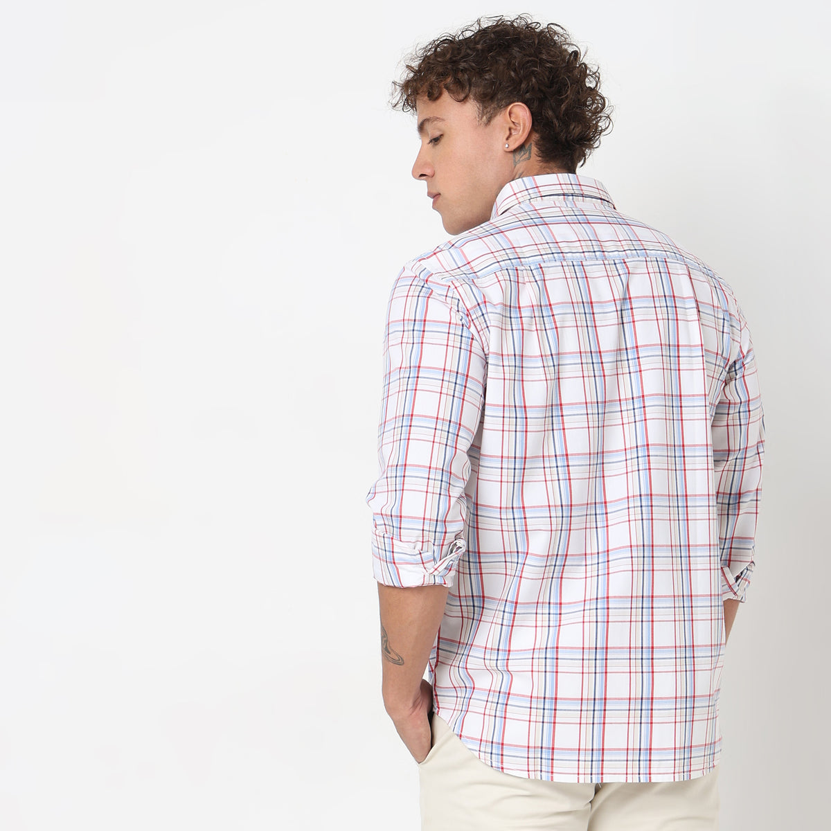 Regular Fit Checkered Shirt