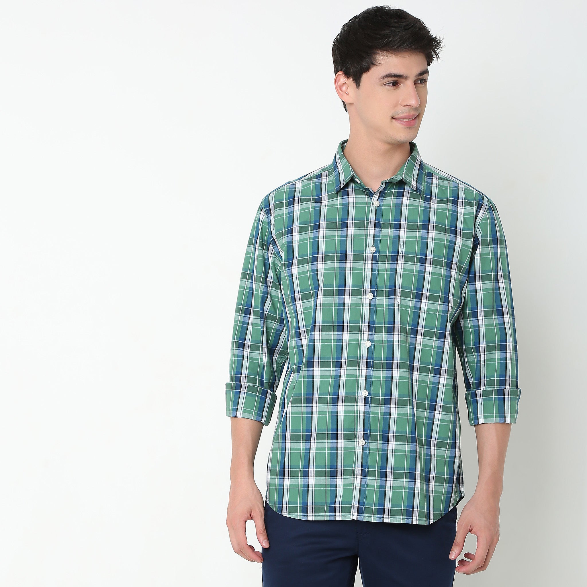 Regular Fit Checkered Shirt
