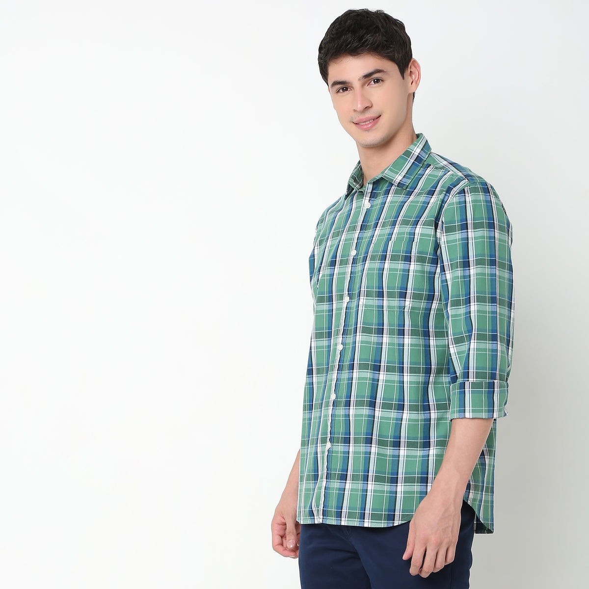 Regular Fit Checkered Shirt