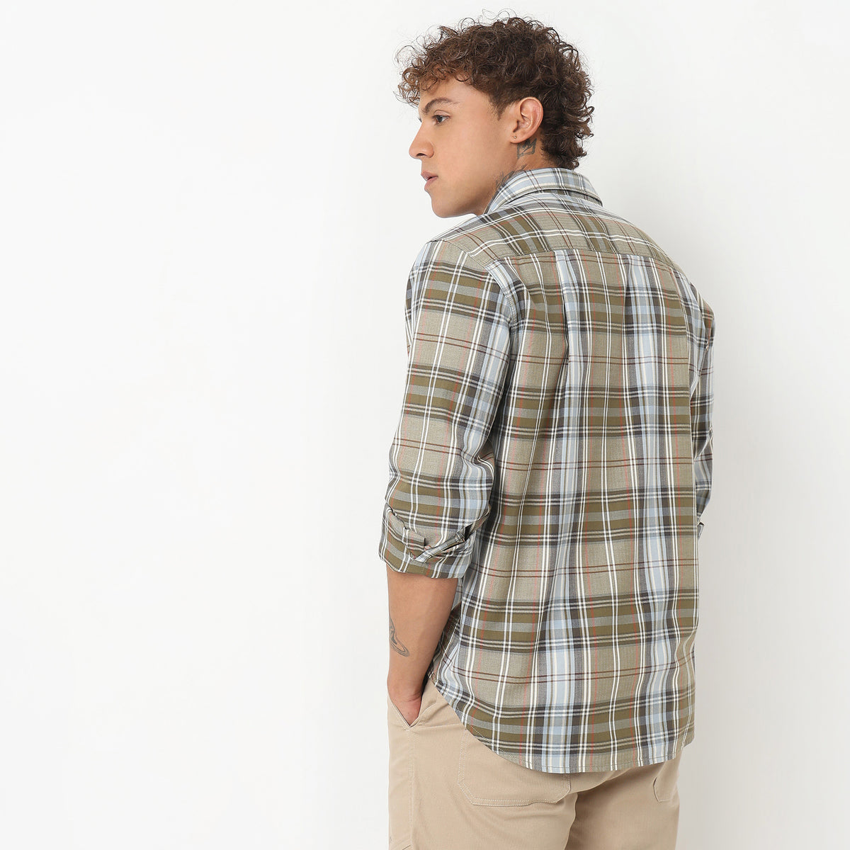 Regular Fit Checkered Shirt