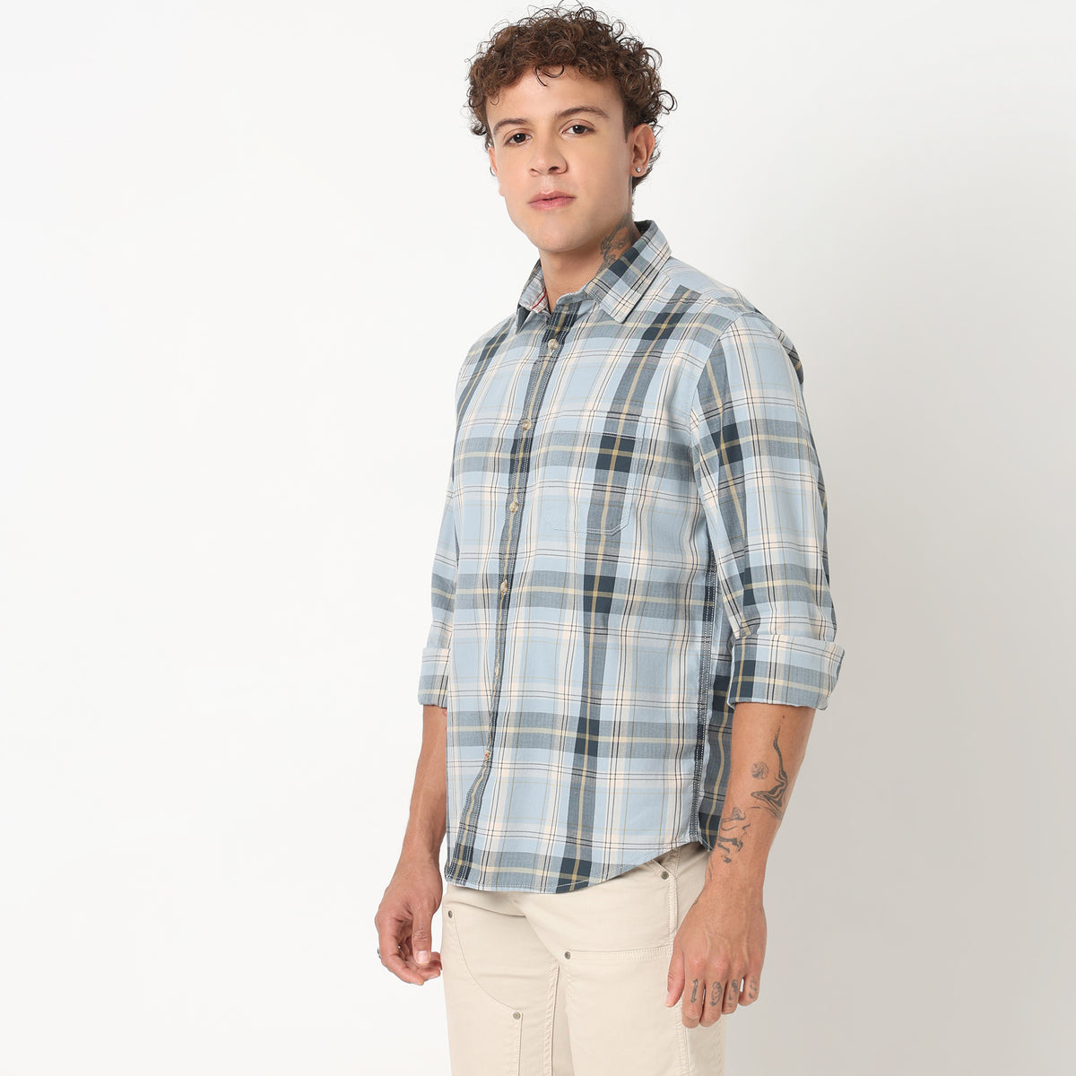 Regular Fit Checkered Shirt