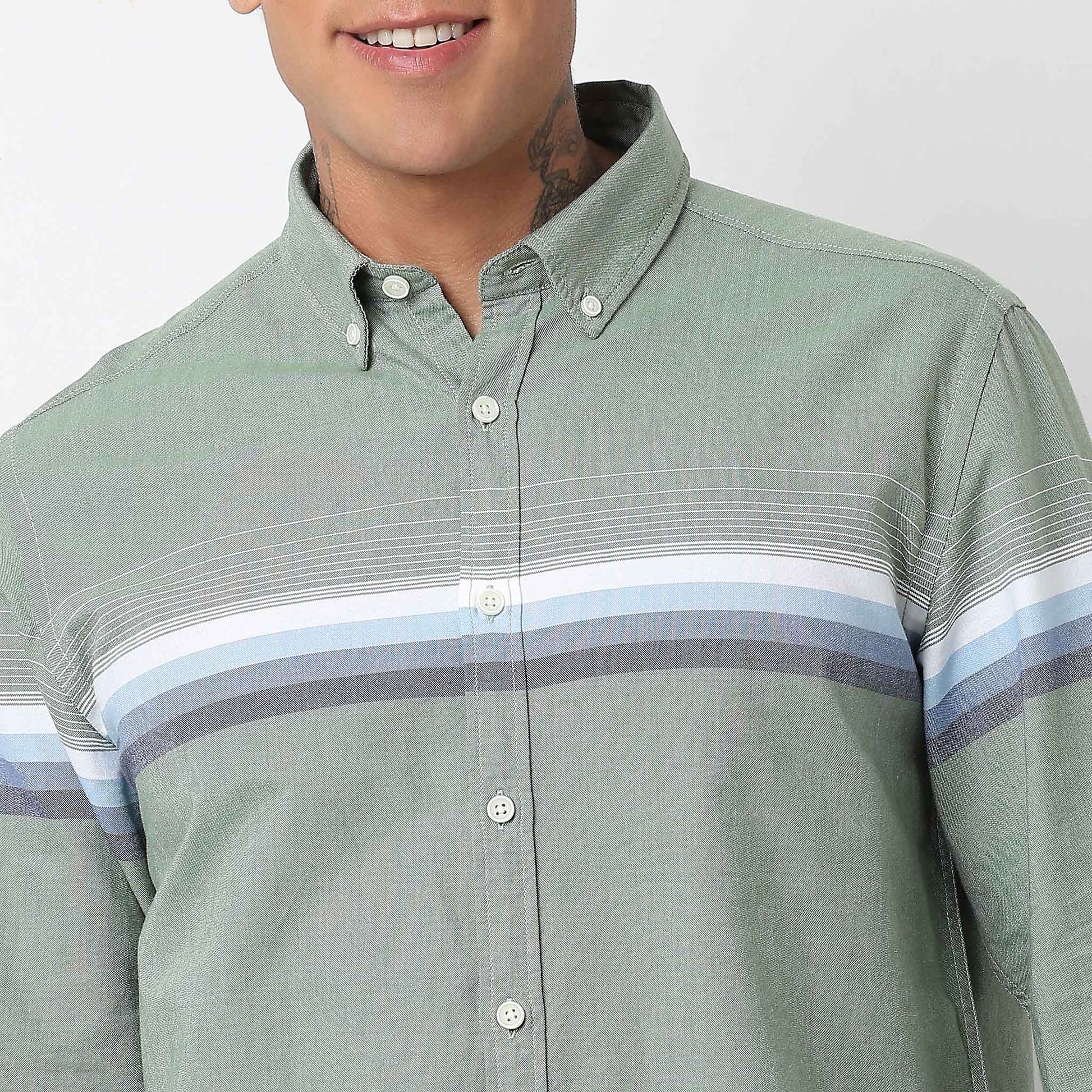 Regular Fit Striped Shirt