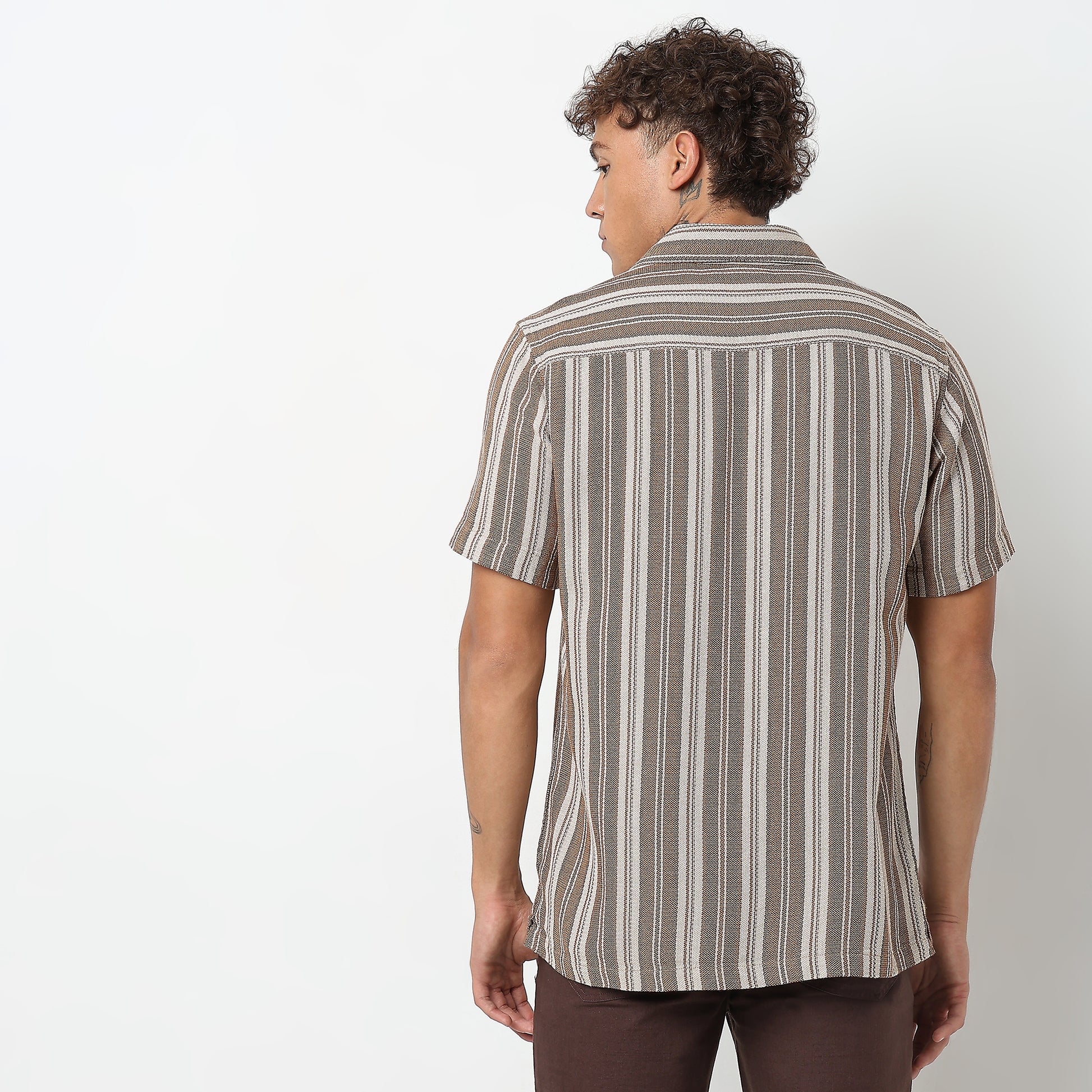 Regular Fit Striped Shirt