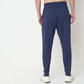 Regular Fit Solid Mid Rise Trackpants