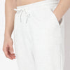 Regular Fit Solid Mid Rise Trackpants