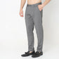 Regular Fit Solid Mid Rise Trousers