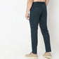 Regular Fit Solid Mid Rise Trousers