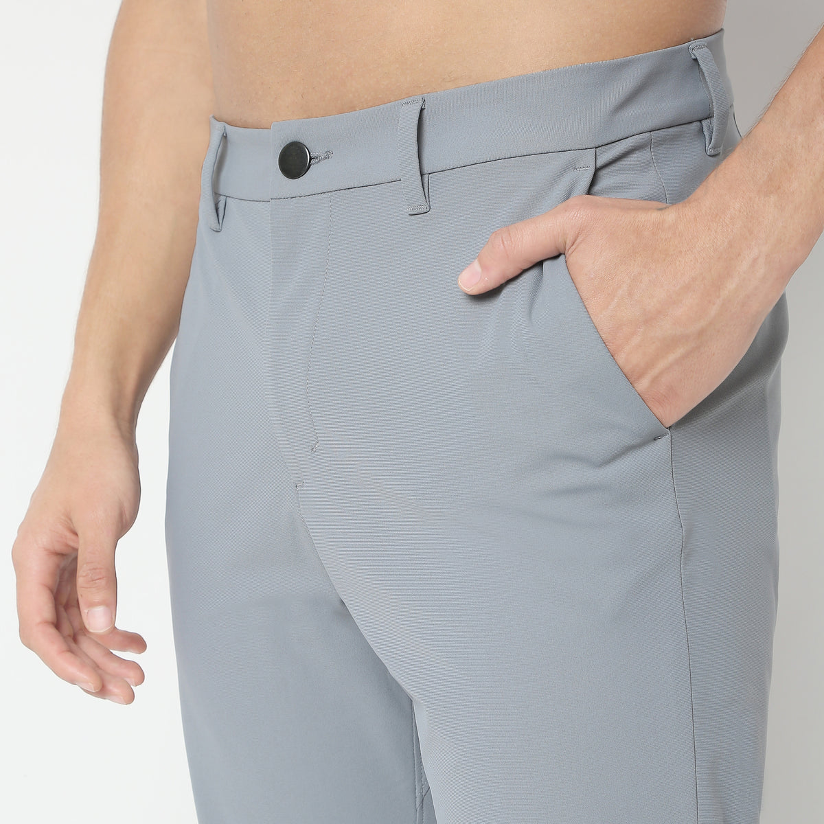 Anti Wrinkle 4-way Stretch Mid Rise Fluid-X Pants