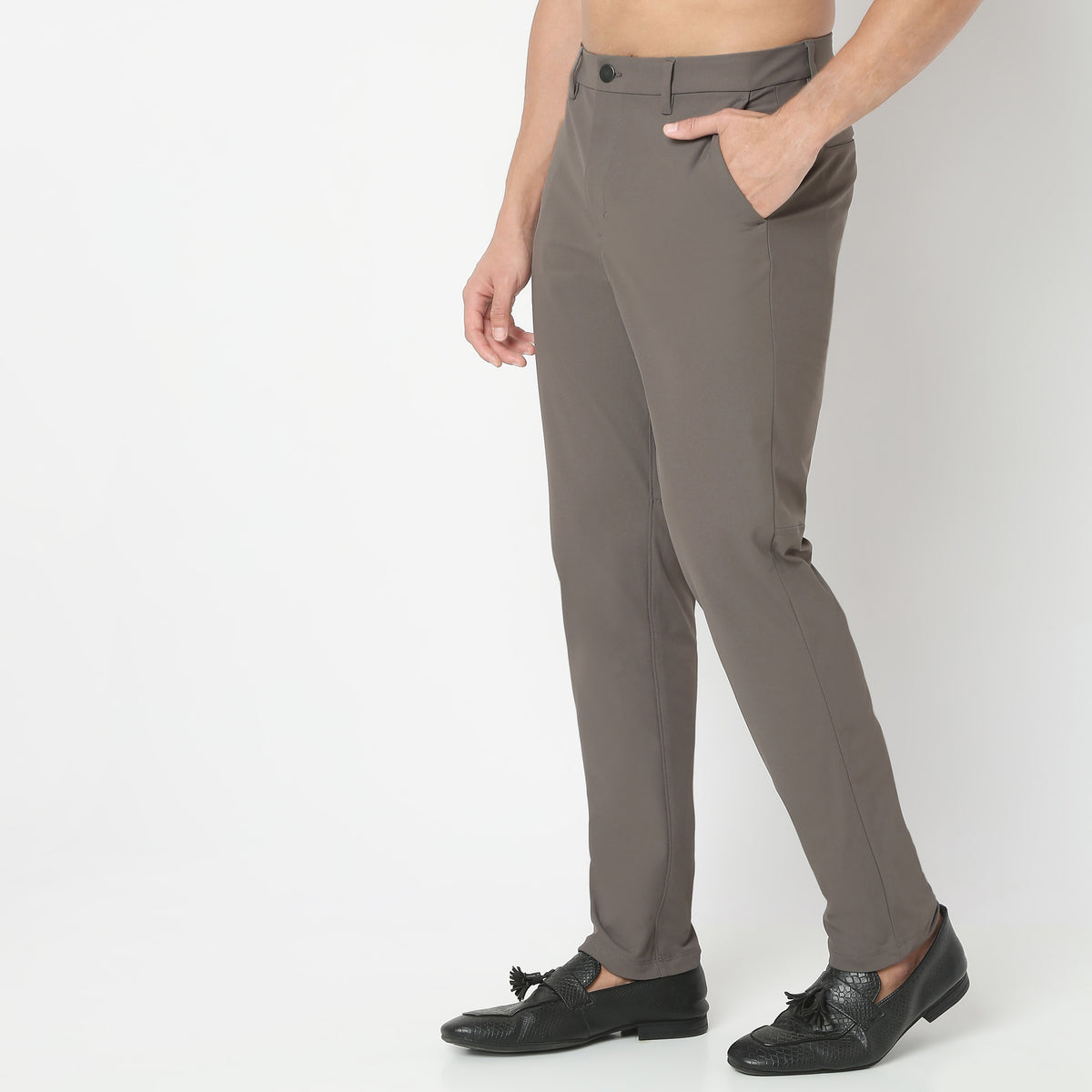 Anti Wrinkle 4-way Stretch Mid Rise Fluid-X Pants