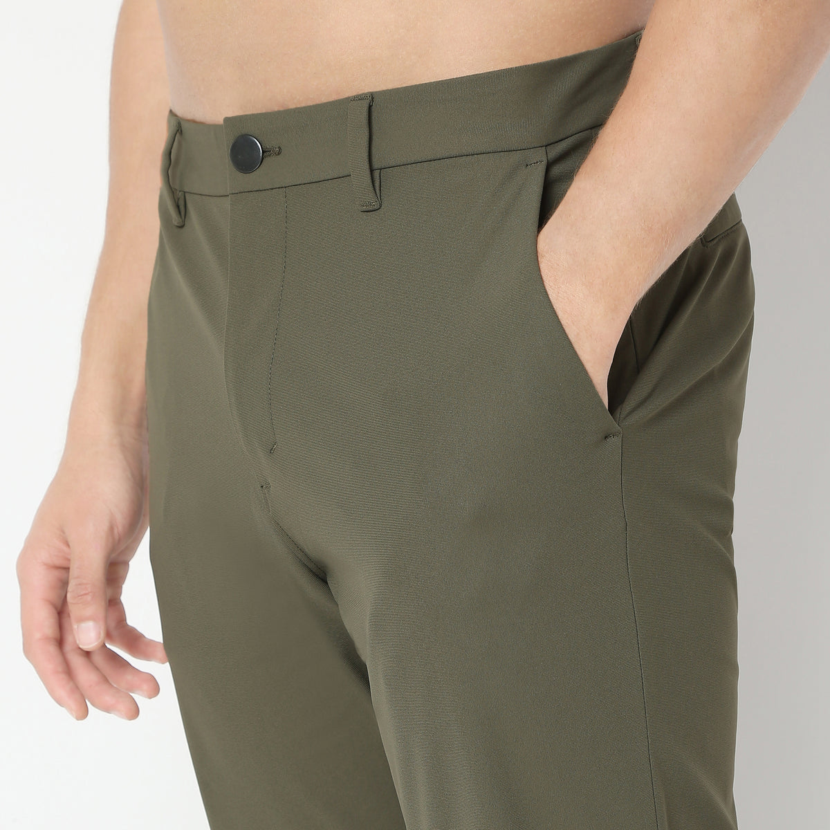 Anti Wrinkle 4-way Stretch Mid Rise Fluid-X Pants