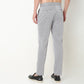Regular Fit Solid Mid Rise Trousers