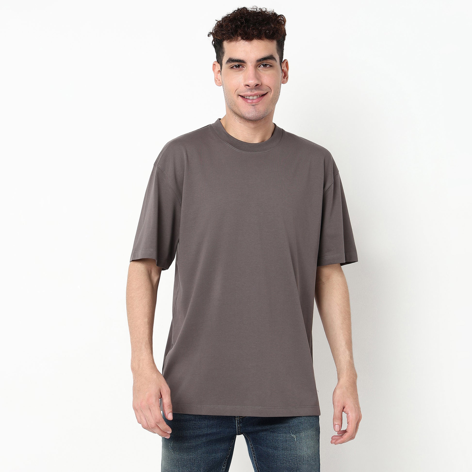 Oversize Solid T-Shirt