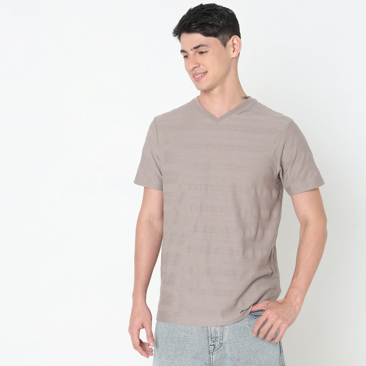 Regular Fit Structured T-Shirt