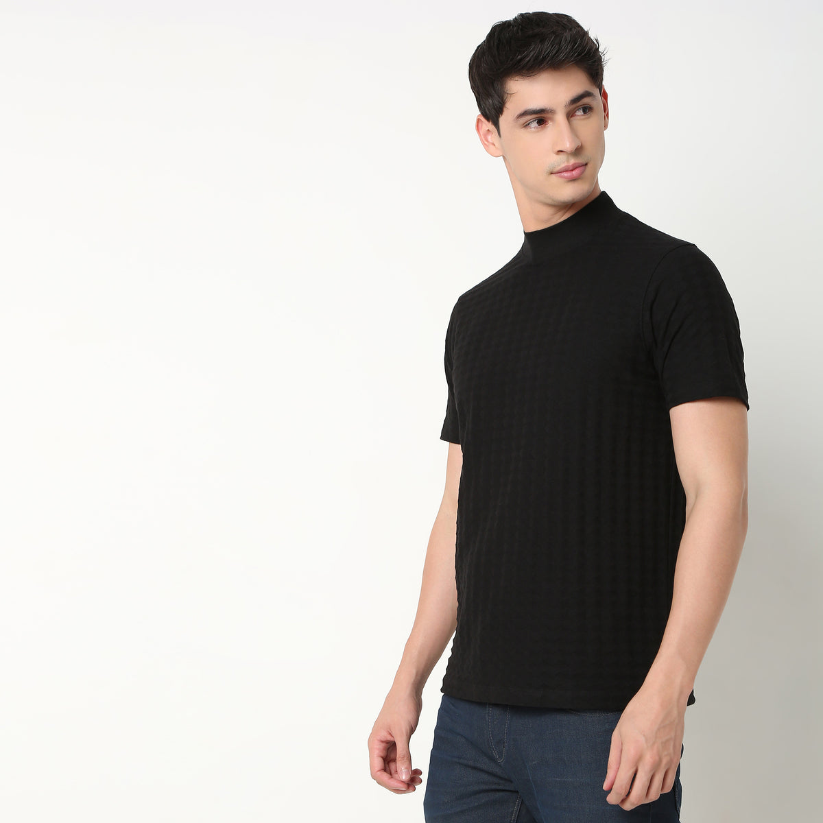 Regular Fit Structured T-Shirt