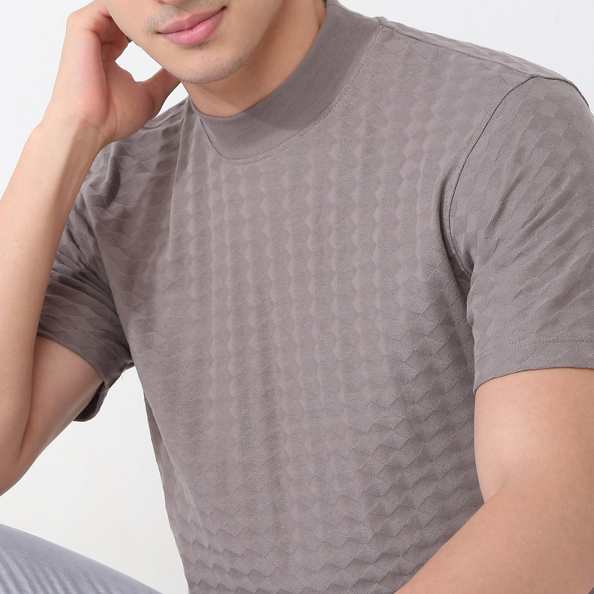 Regular Fit Structured T-Shirt