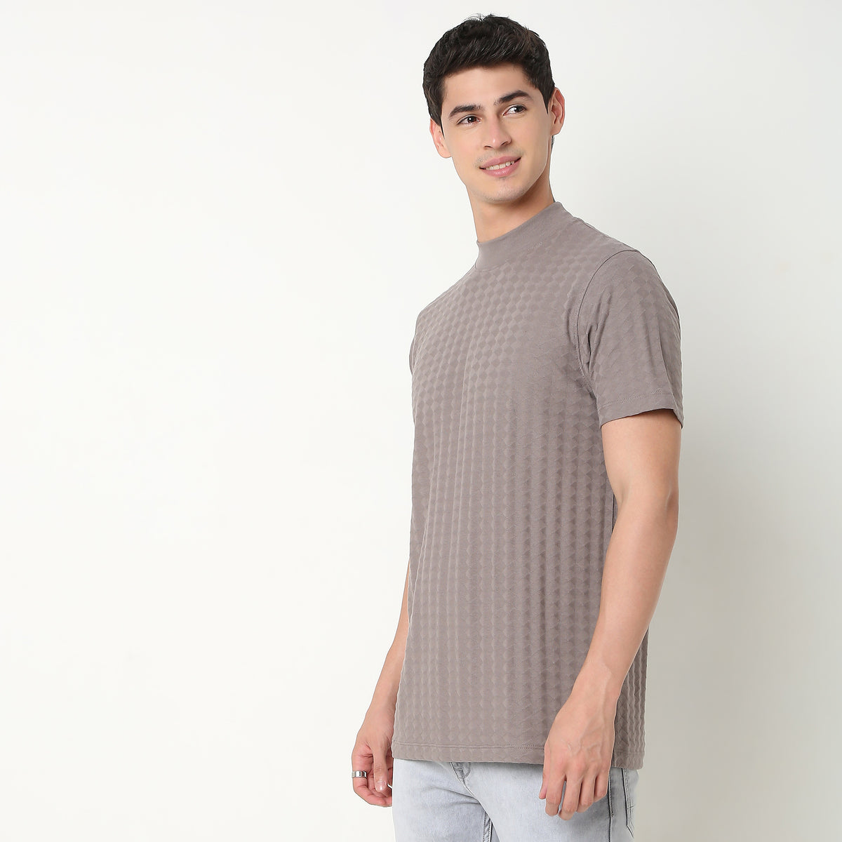 Regular Fit Structured T-Shirt