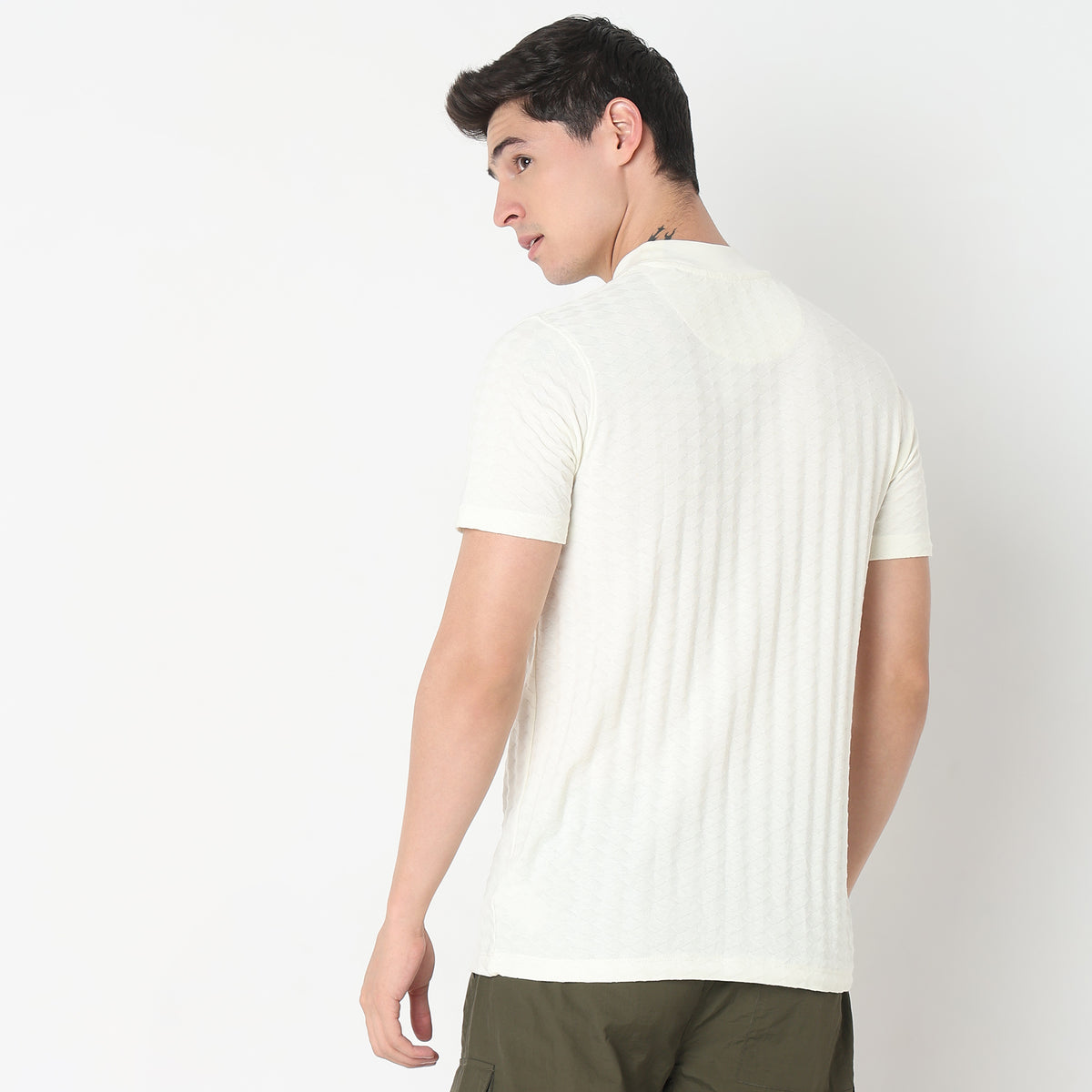 Regular Fit Structured T-Shirt