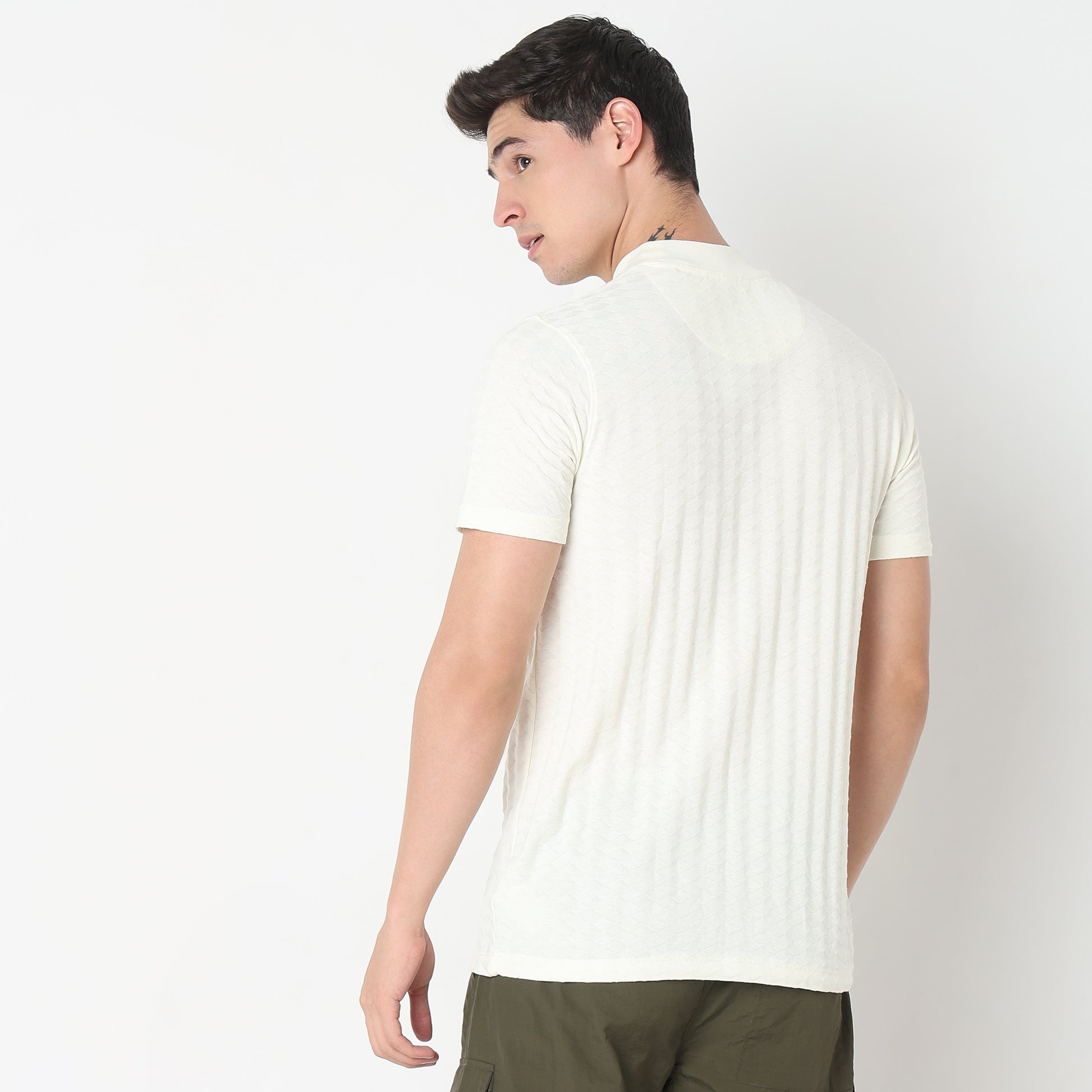 Regular Fit Structured T-Shirt