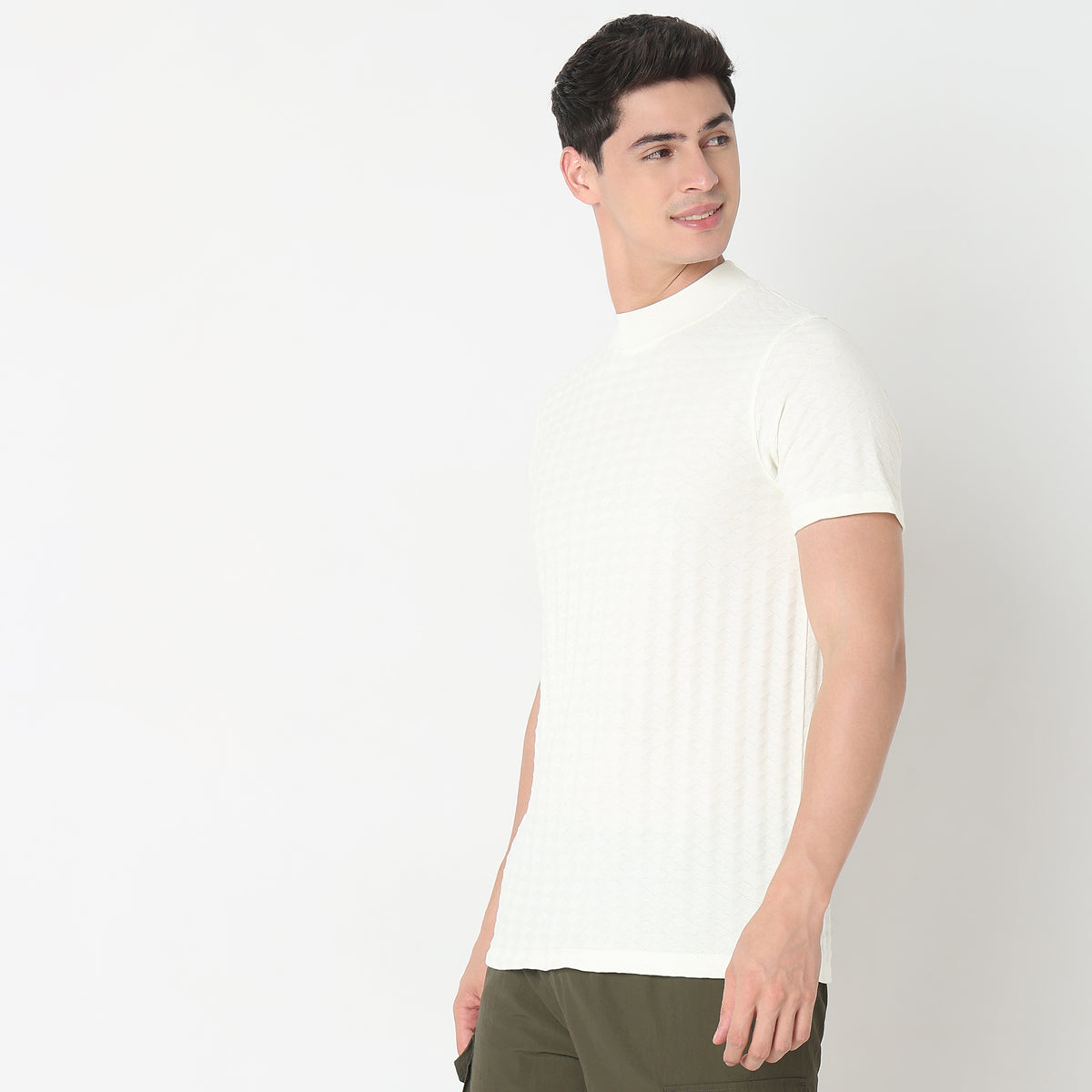 Regular Fit Structured T-Shirt